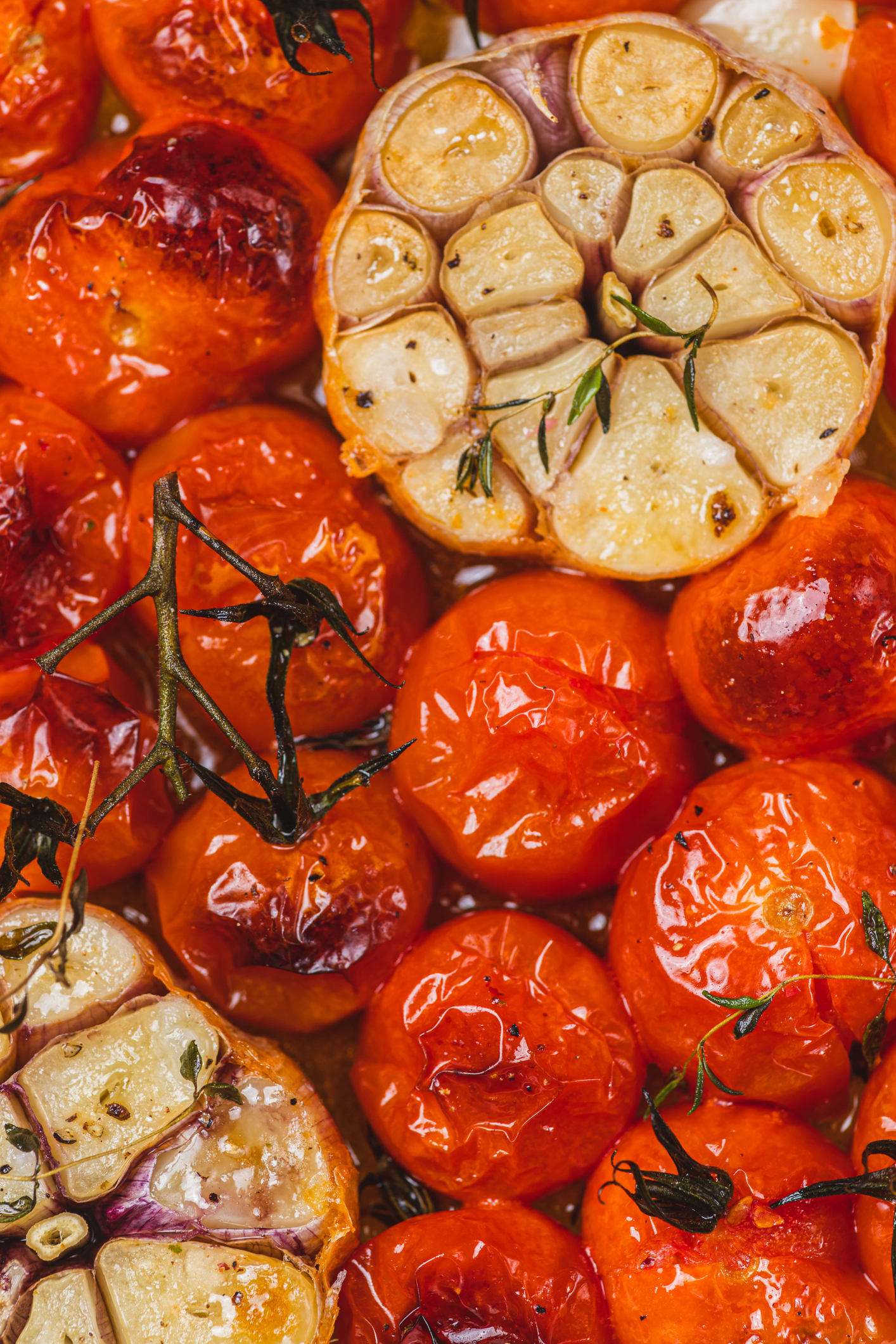 roasted tomato & garlic dip