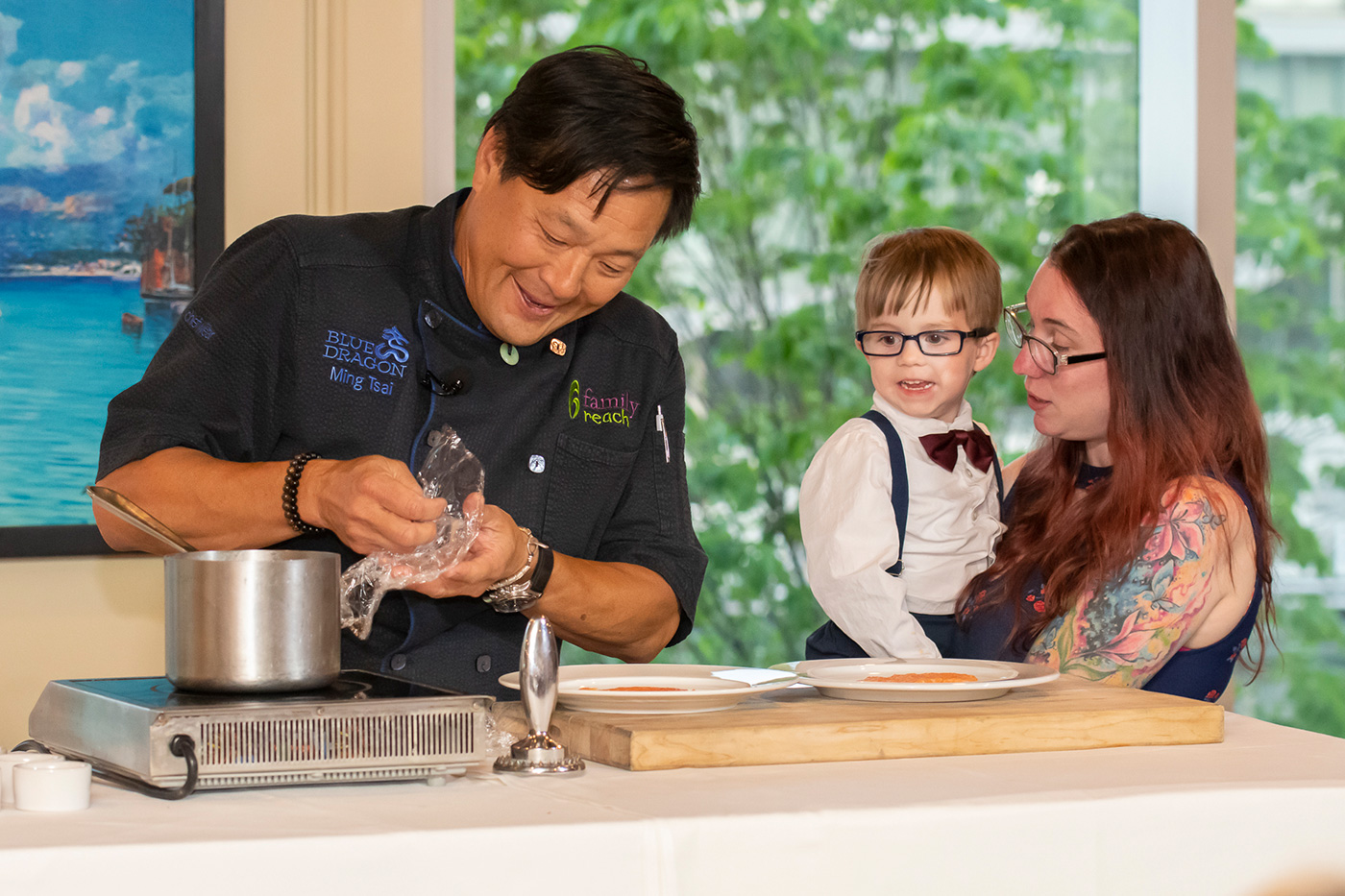 ming with family
