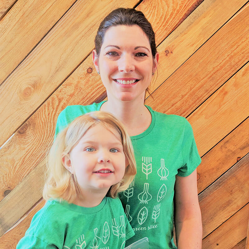 Founder Veronique Beittel with daughter 