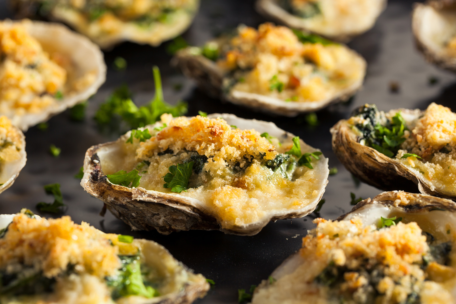 cooking with love: oysters rockefeller with a twist