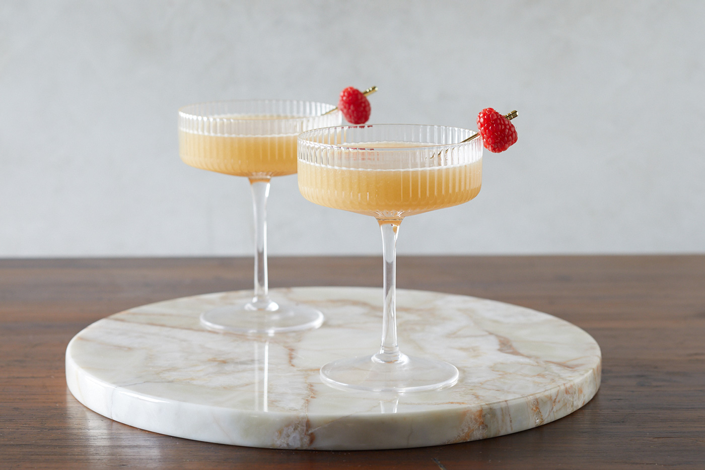 raspberry french pear martini