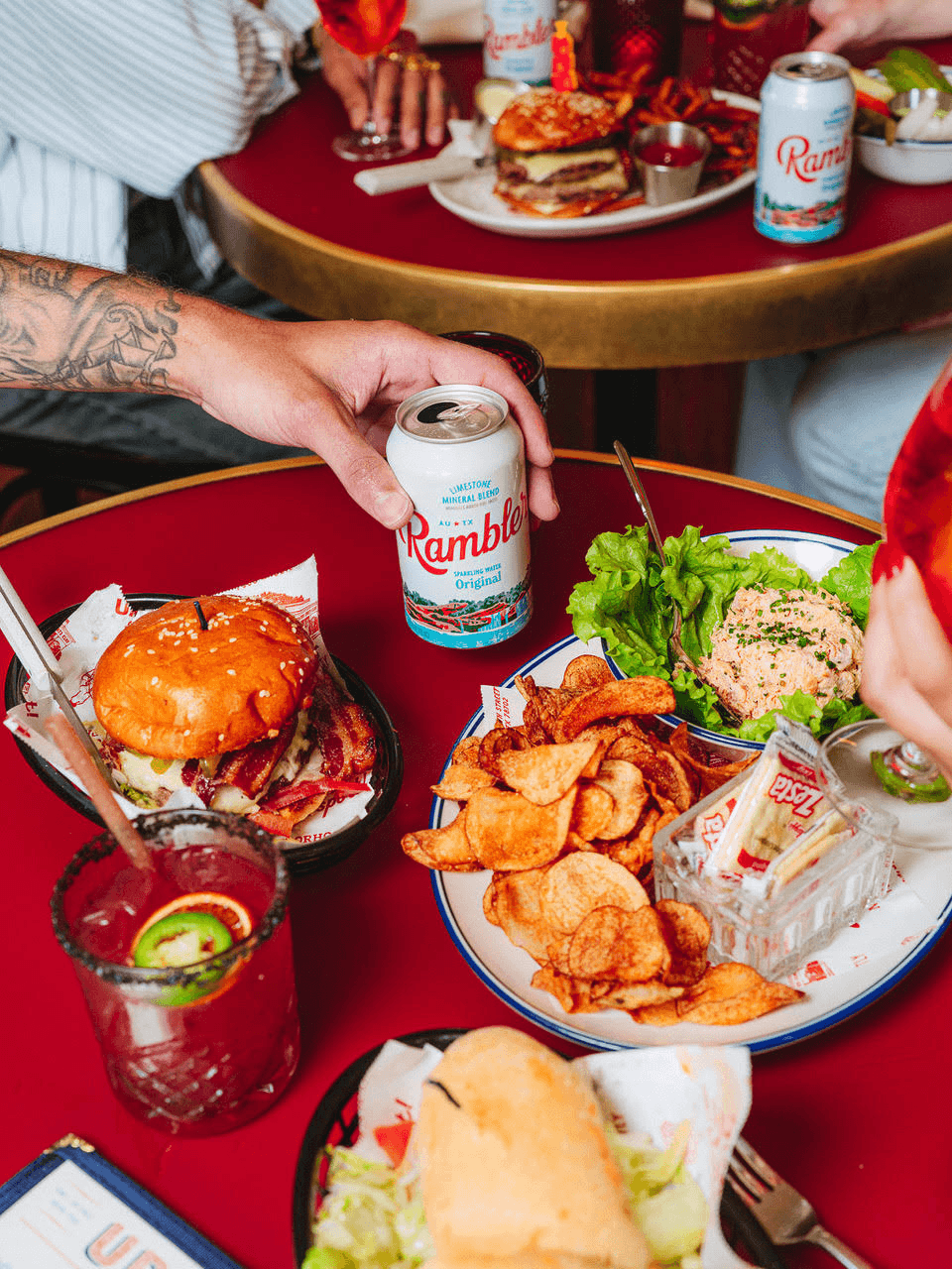 Rambler Sparkling Water Meal