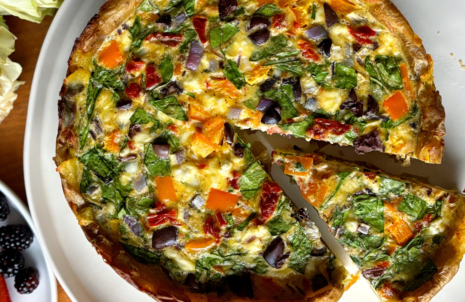 mediterranean quiche