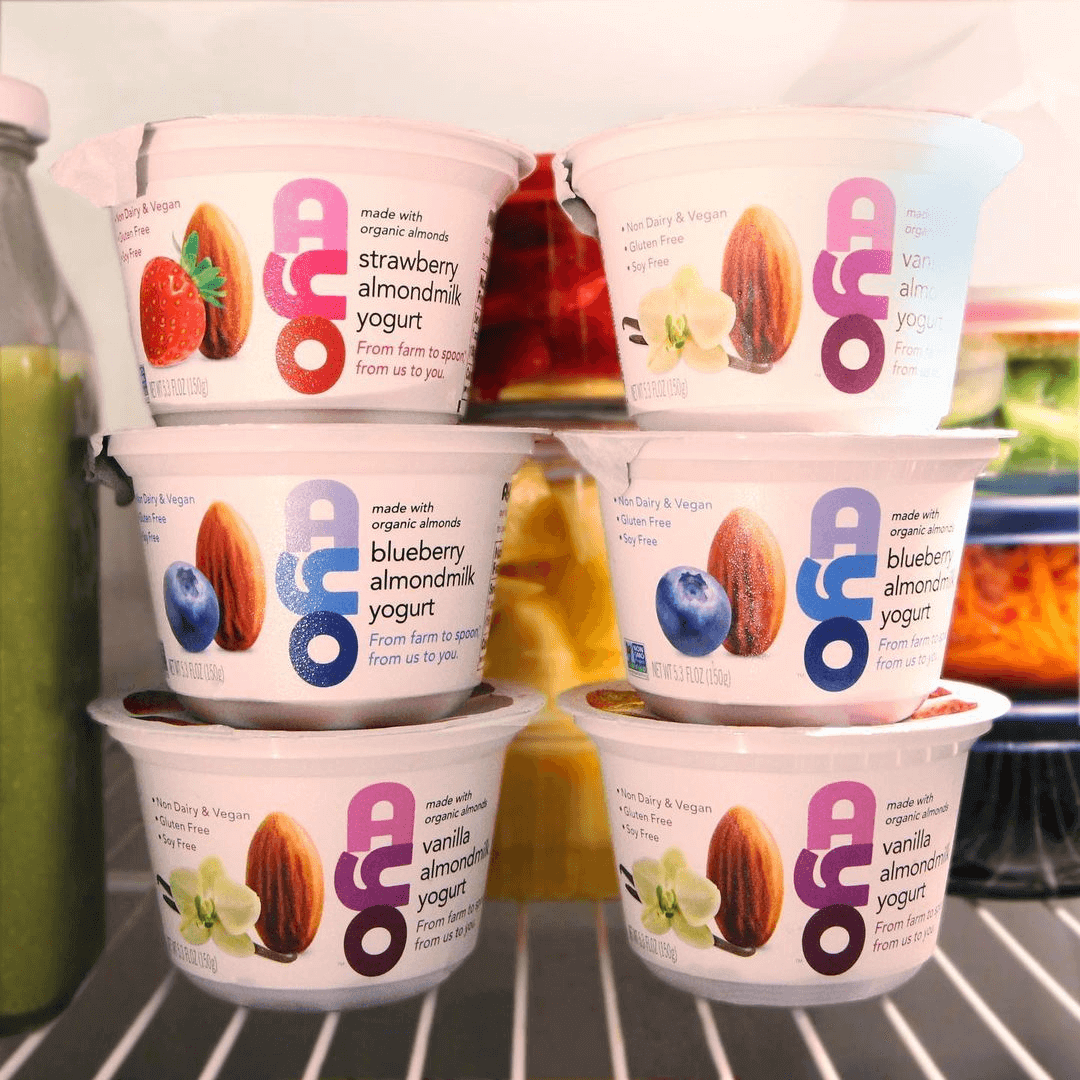 AYO yogurts stacked 