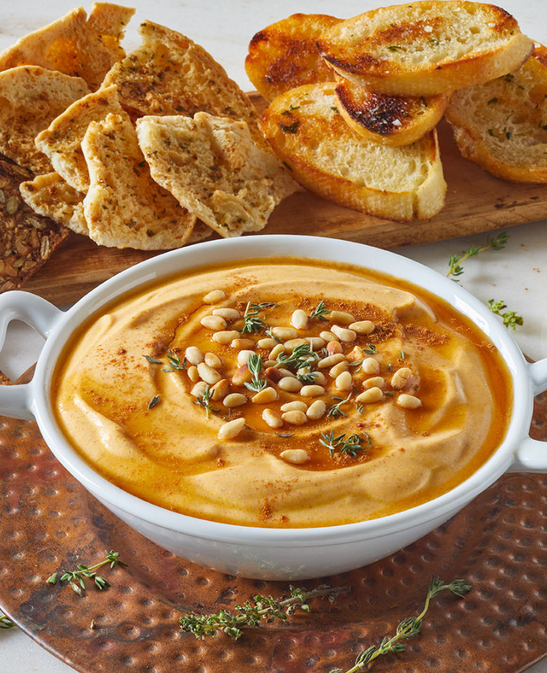 Pumpkin Whipped Feta Dip