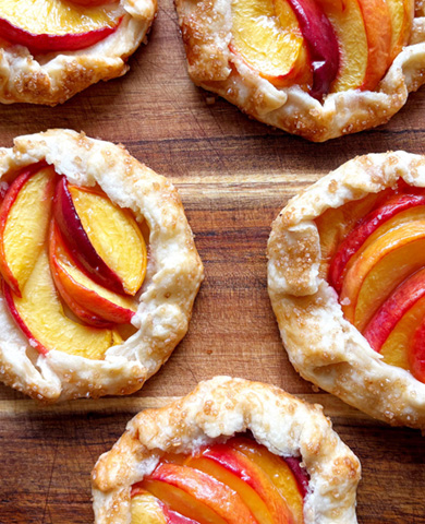 Mini Peach Galettes
