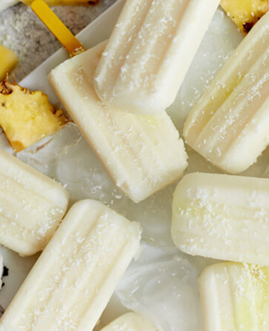 Piña Colada Pops