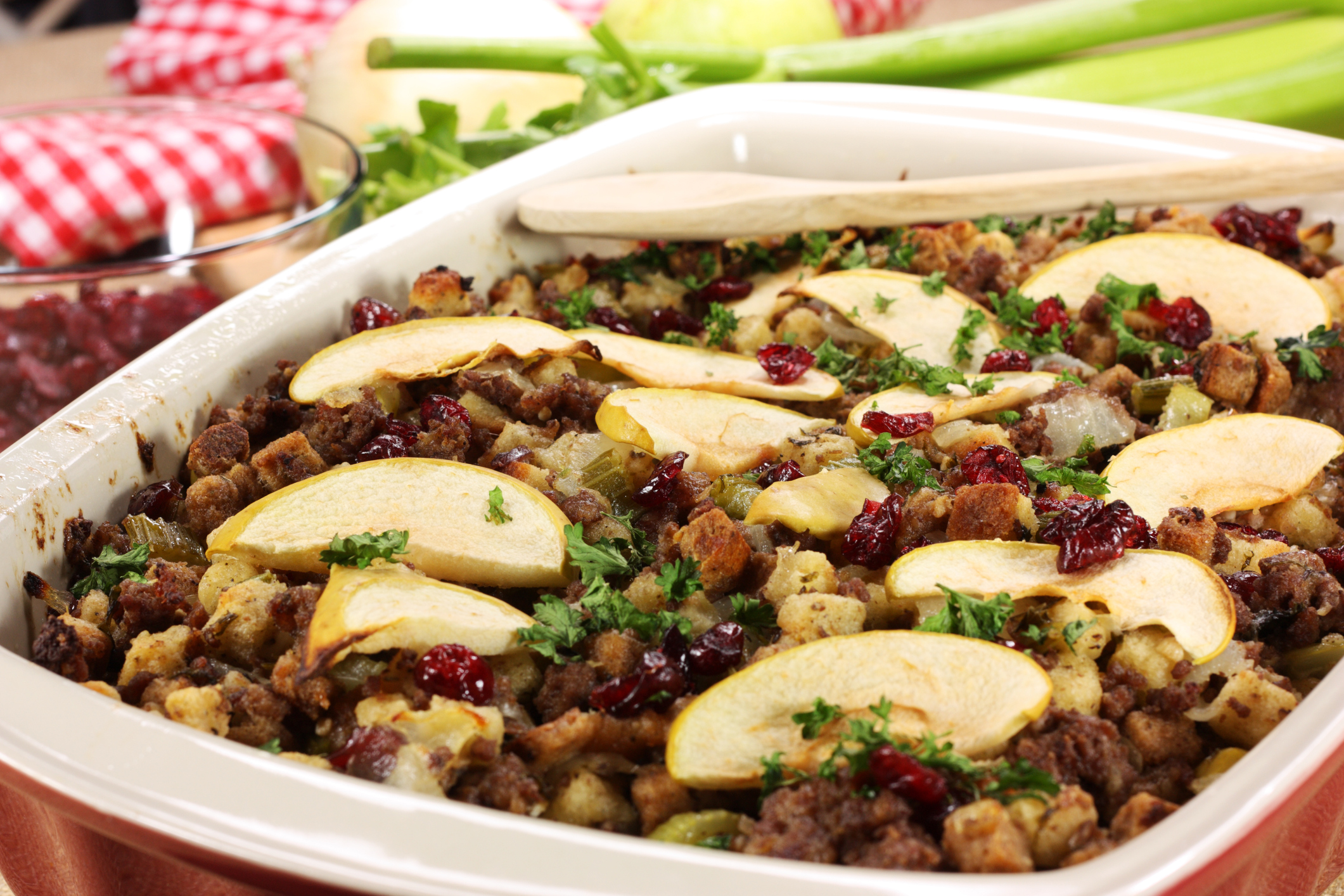 Apple Cranberry Stuffing