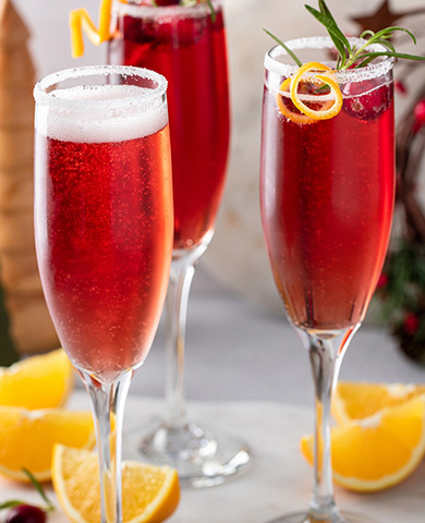Cranberry Mimosa