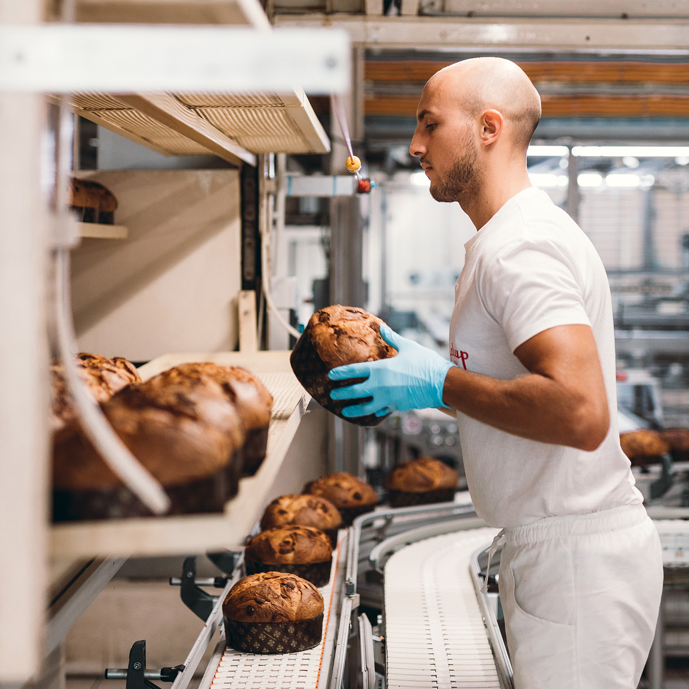 man making bread