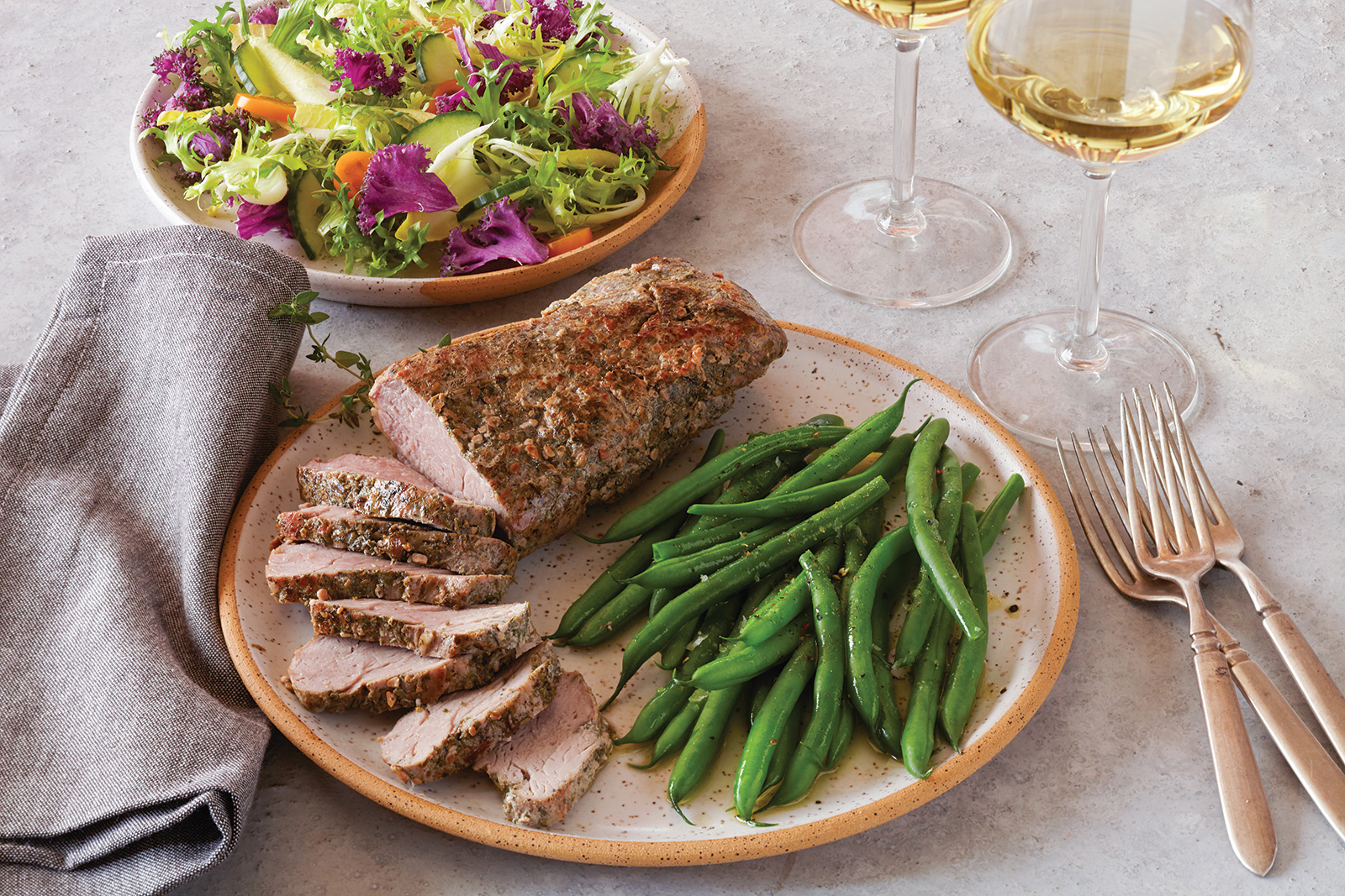 Natural Pork in Skillet