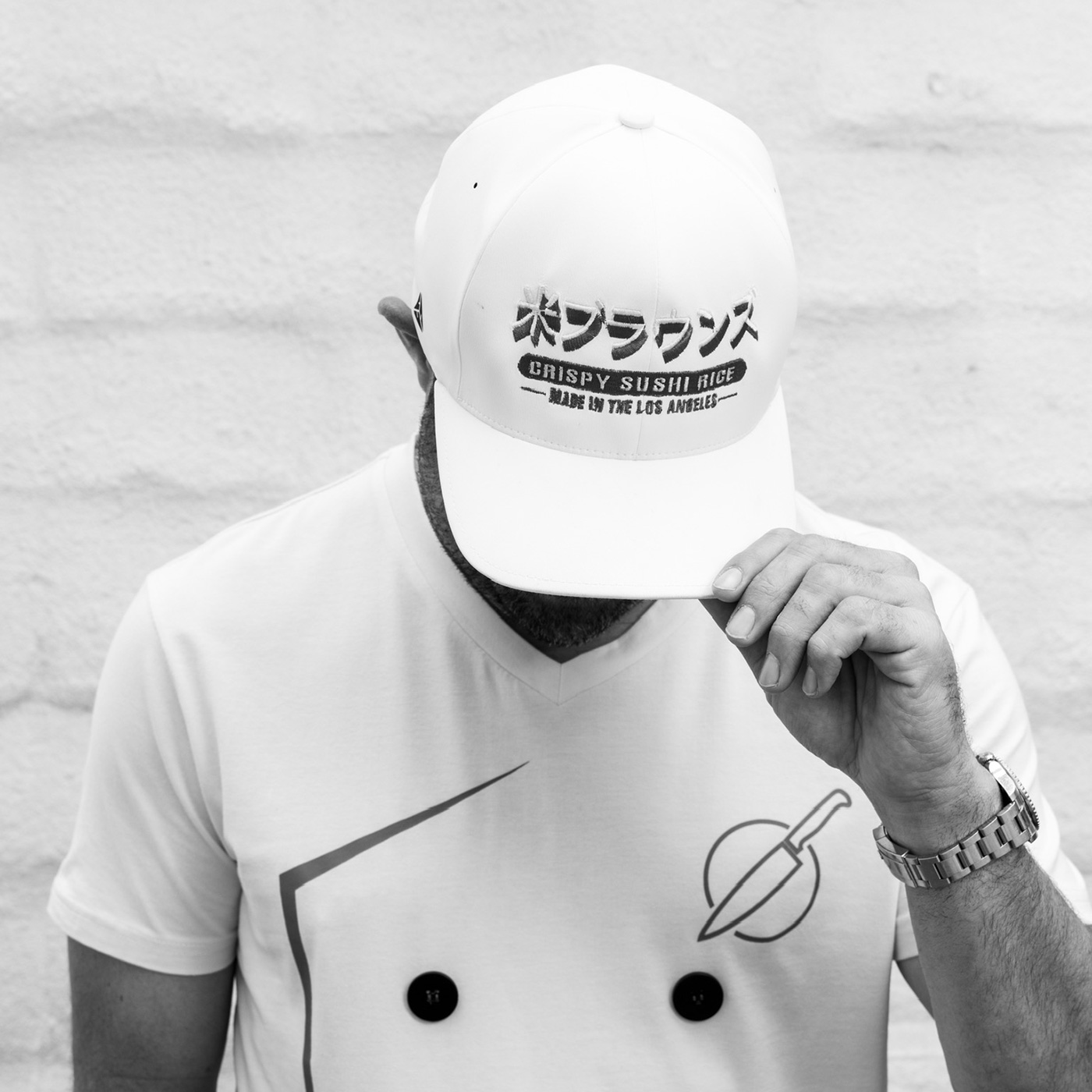 Hat Logo B & W