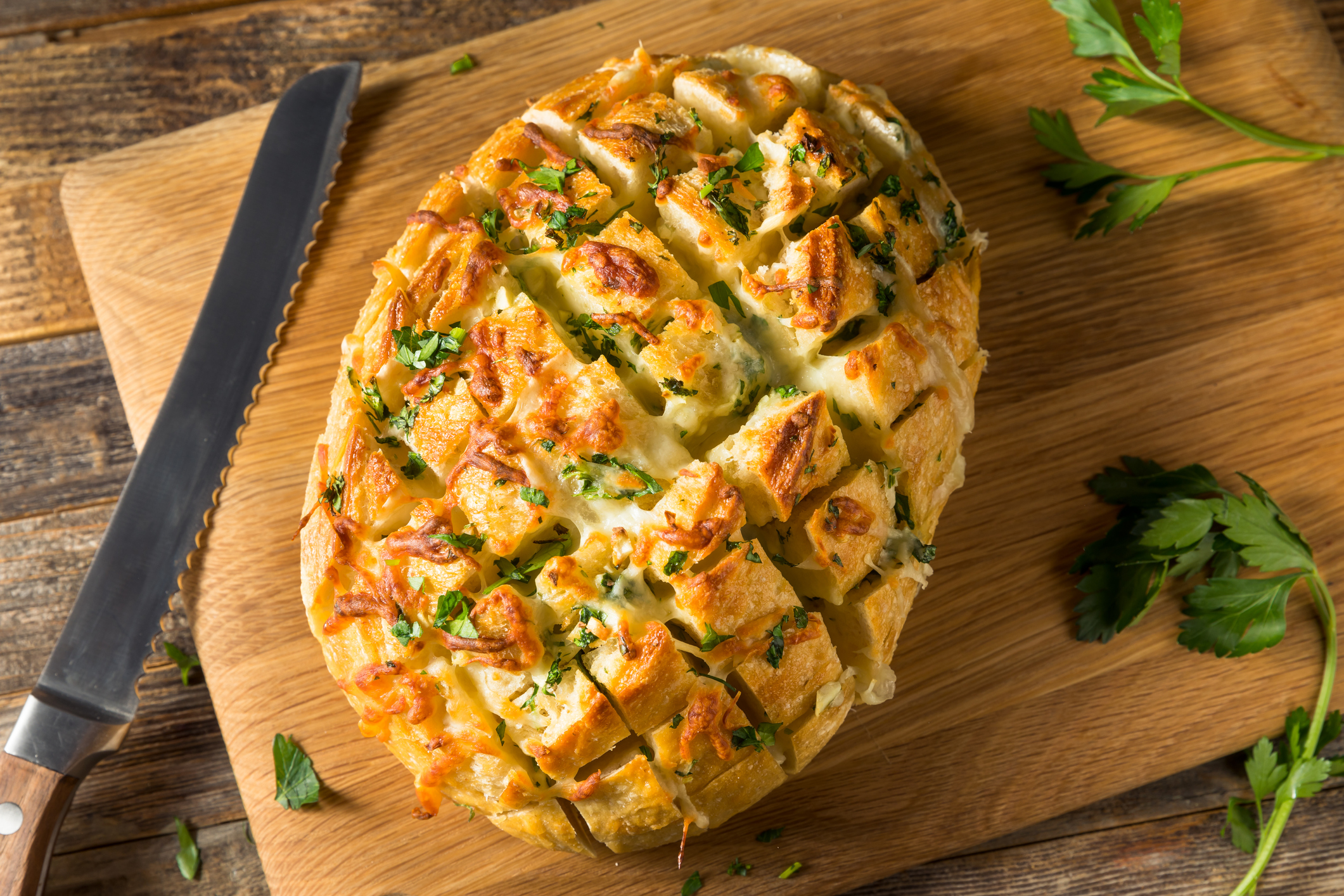 Pull-Apart Cheese Bread