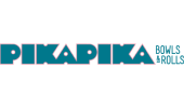 PIKAPIKA logo in teal and pink