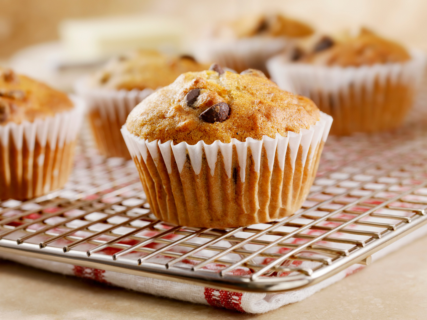 Banana Chocolate Chip Muffins