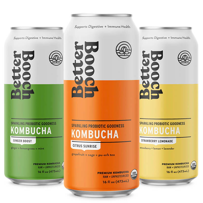 3 cans of better booch