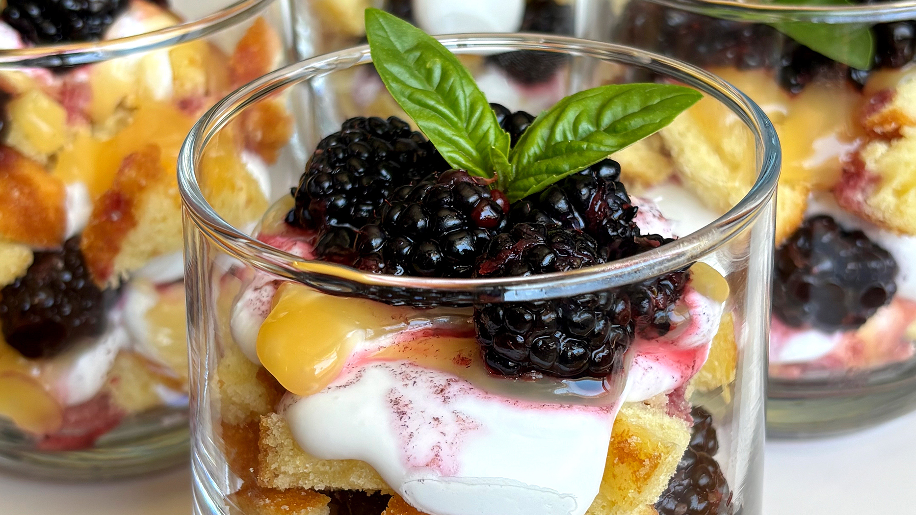 Blackberry Lemon Parfaits