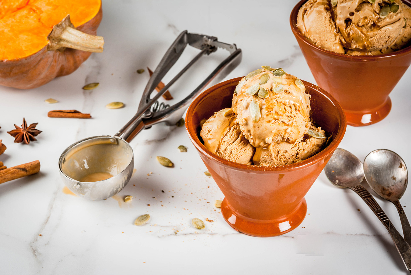 Vegan Pumpkin Ice Cream