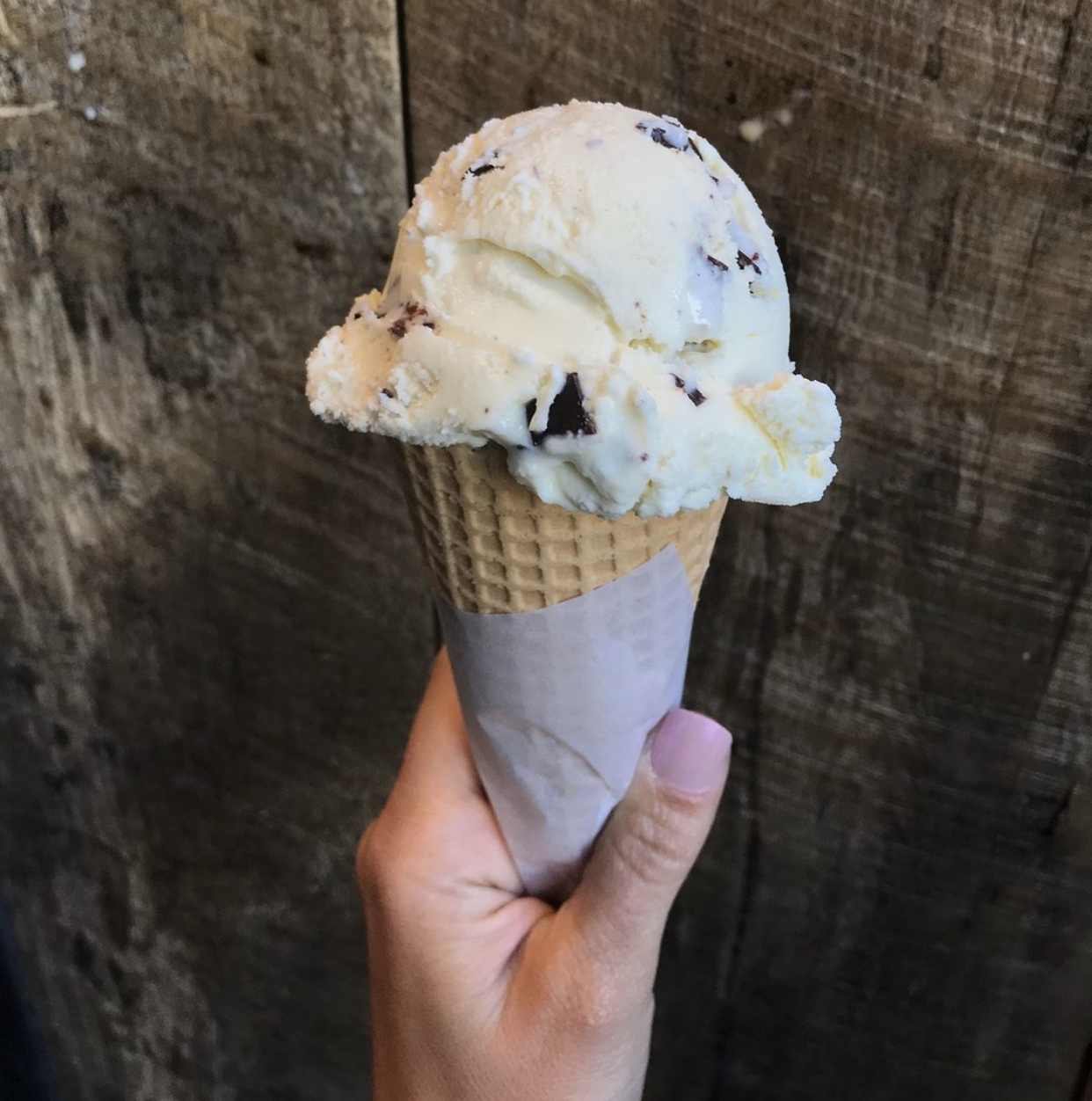 Rori's artisanal ice cream cone