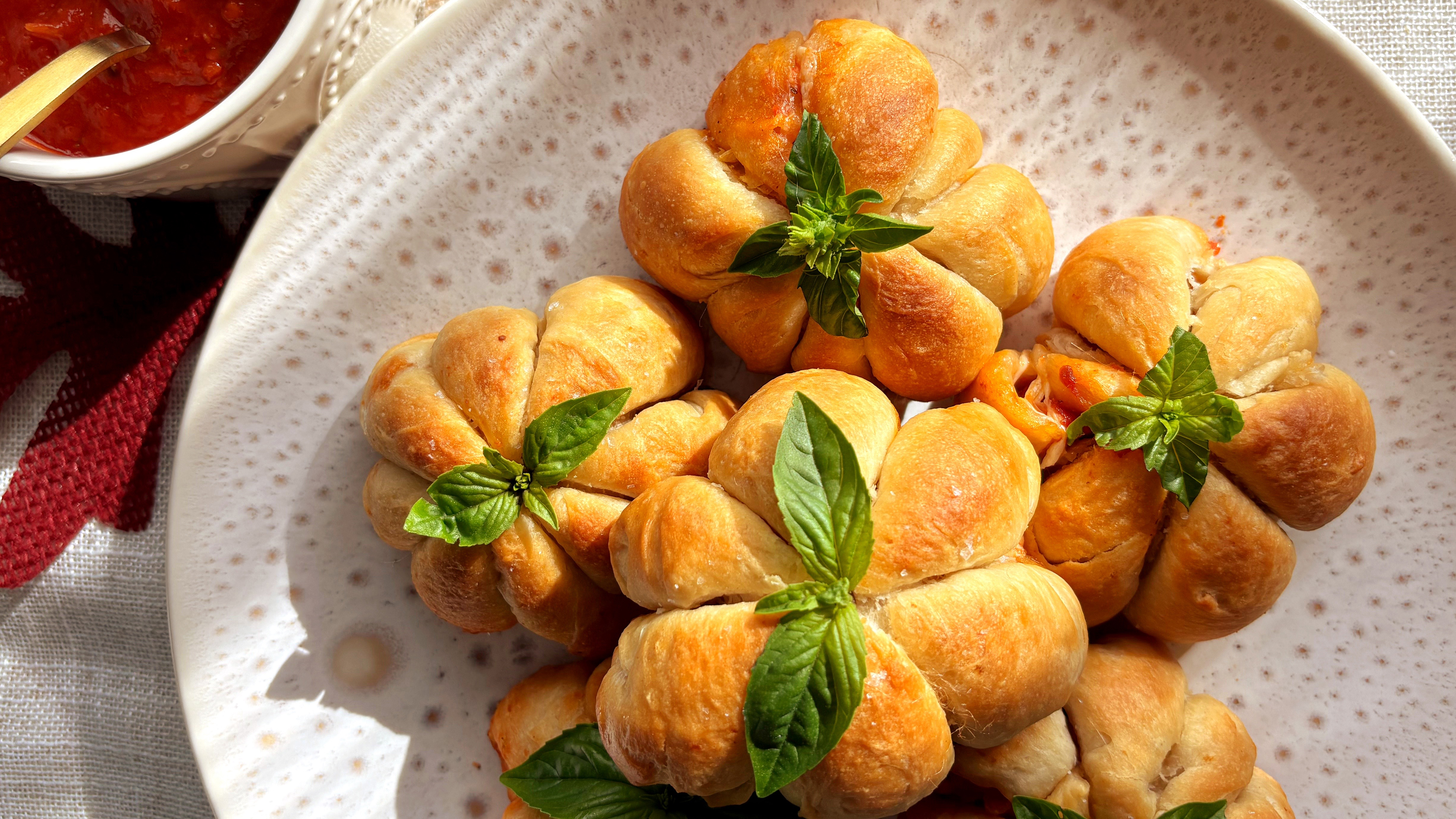 Mini Calzone Pumpkins