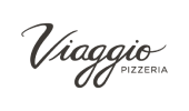 Viaggio Pizzeria logo in black