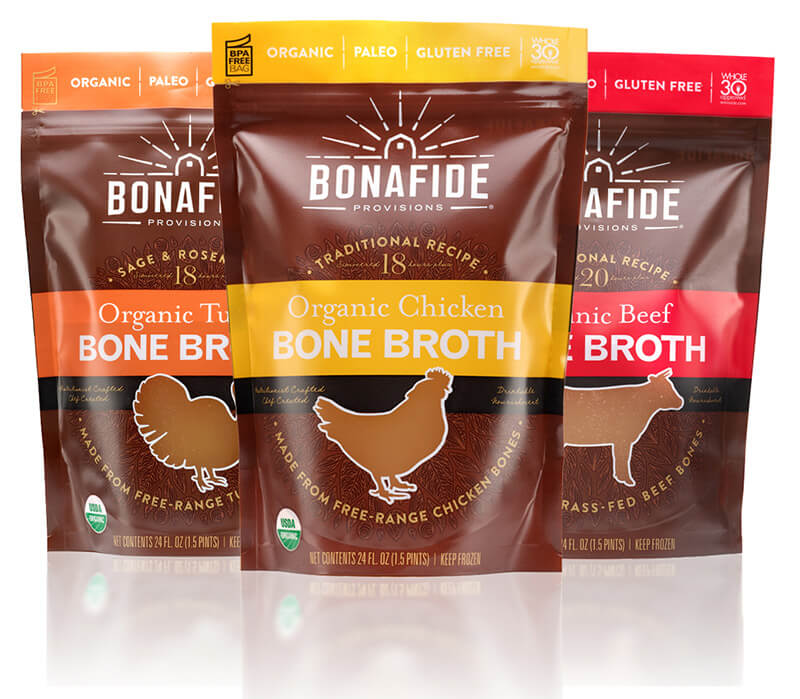 Bonafide Bone Broth flavors