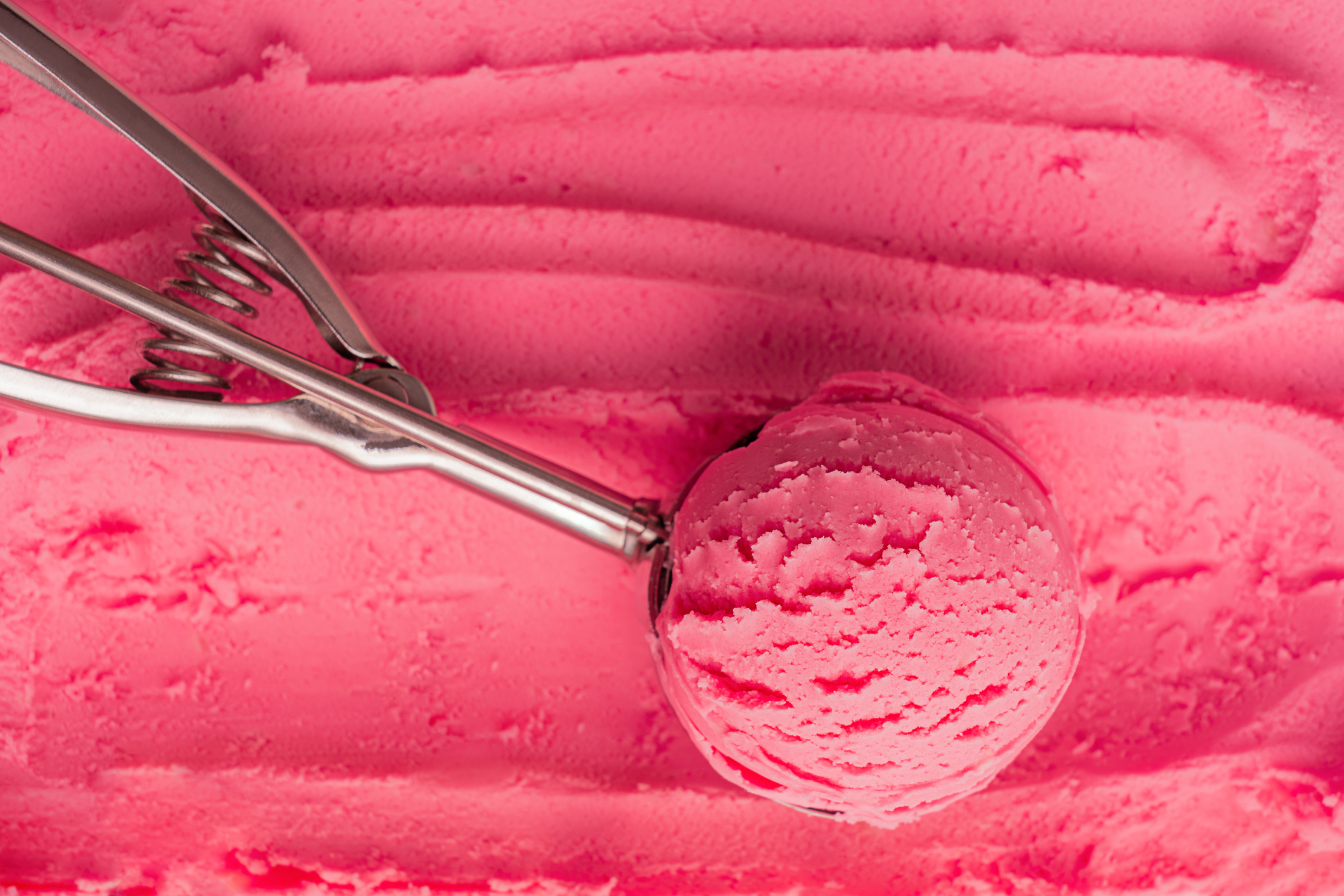 Ice Cream scoops on cutting board