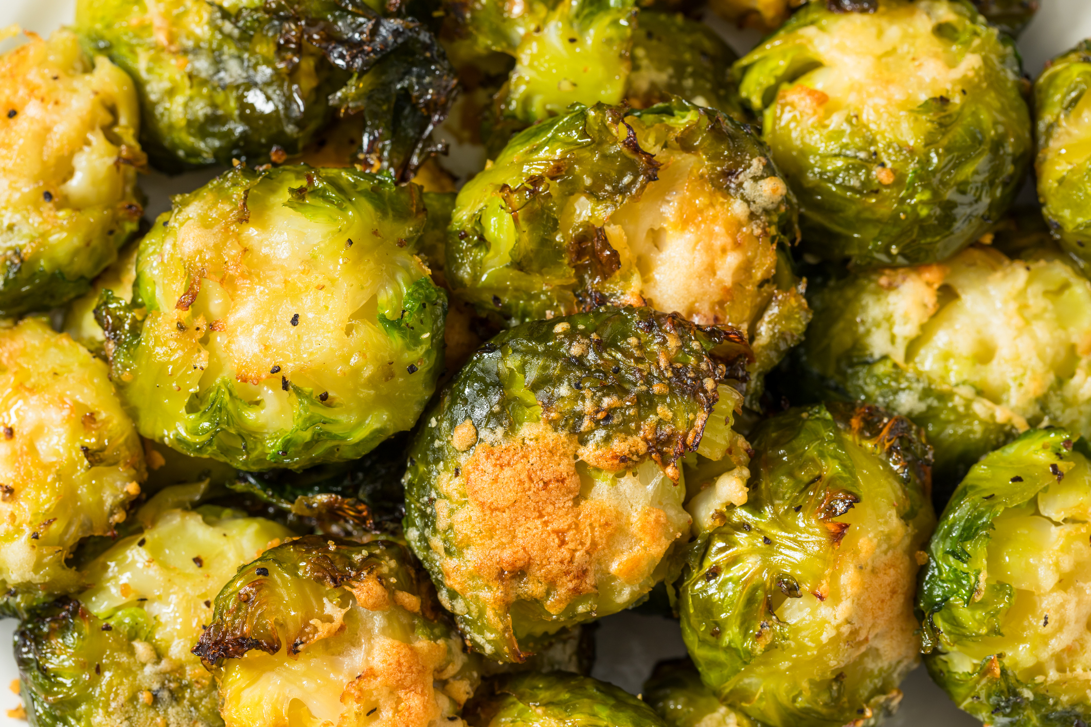 Crispy Smashed Sprouts