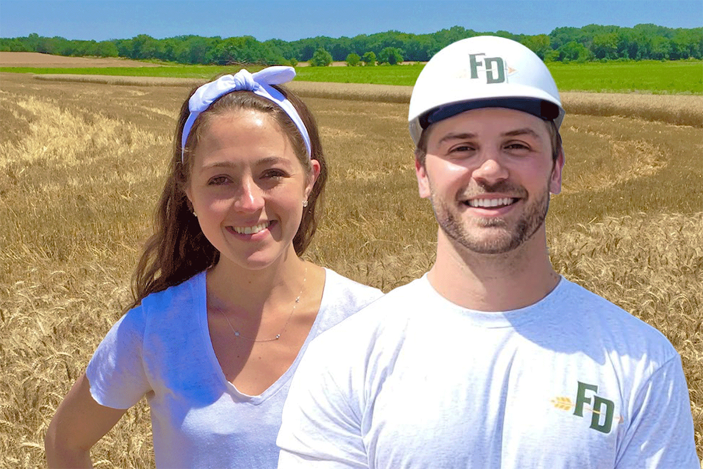 Hayley Eckert and Keaton Hale of Farmer Direct Foods