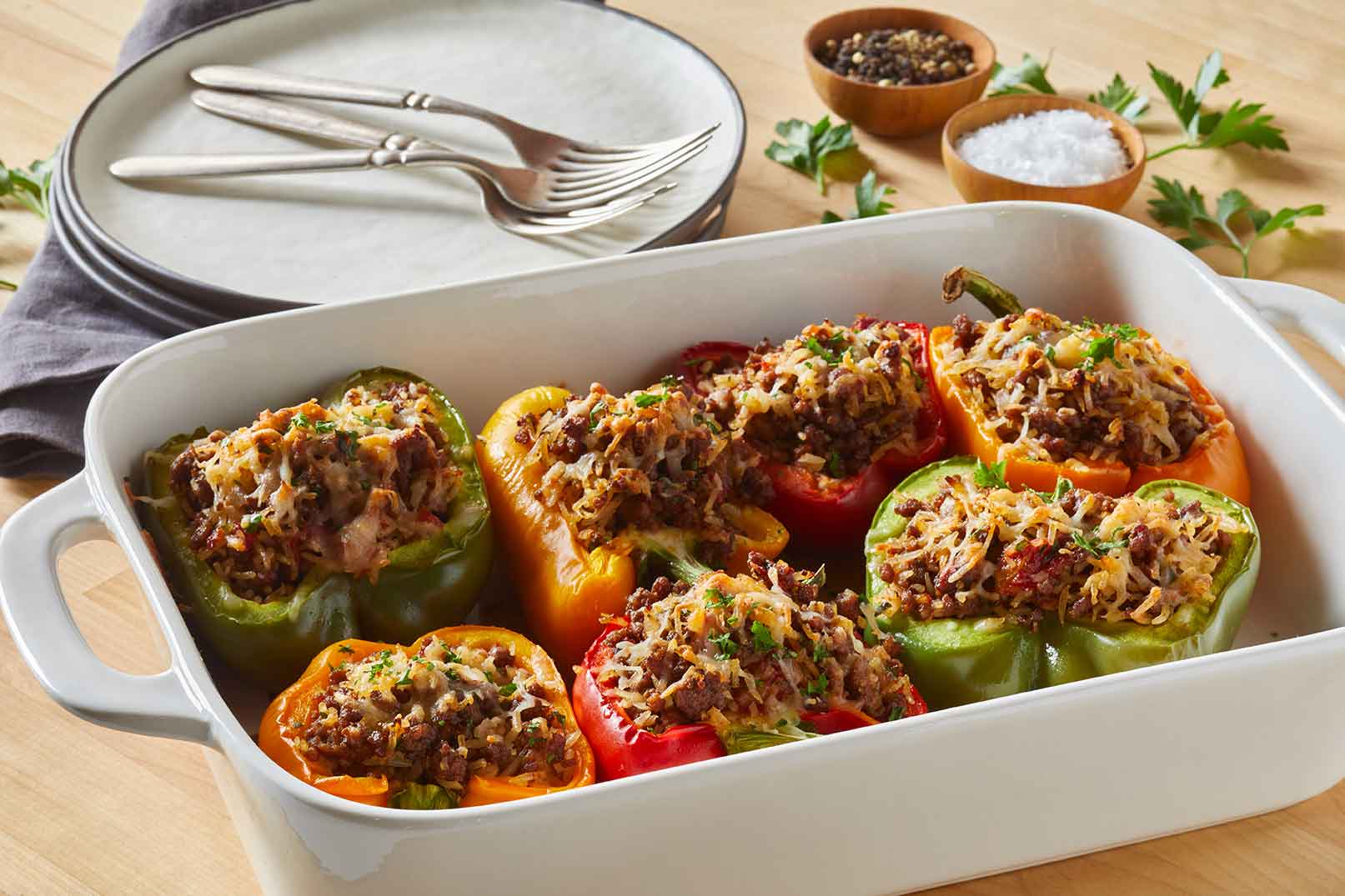 Ground Beef Stuffed Peppers
