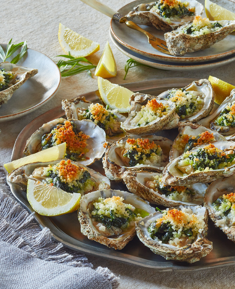 Oysters Rockefeller