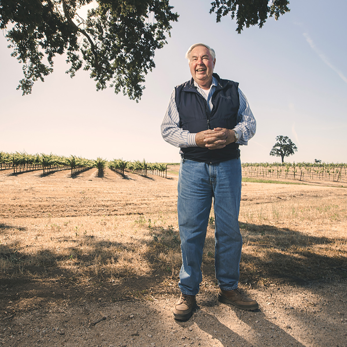 Meet the Founder Jerry Lohr on the farm