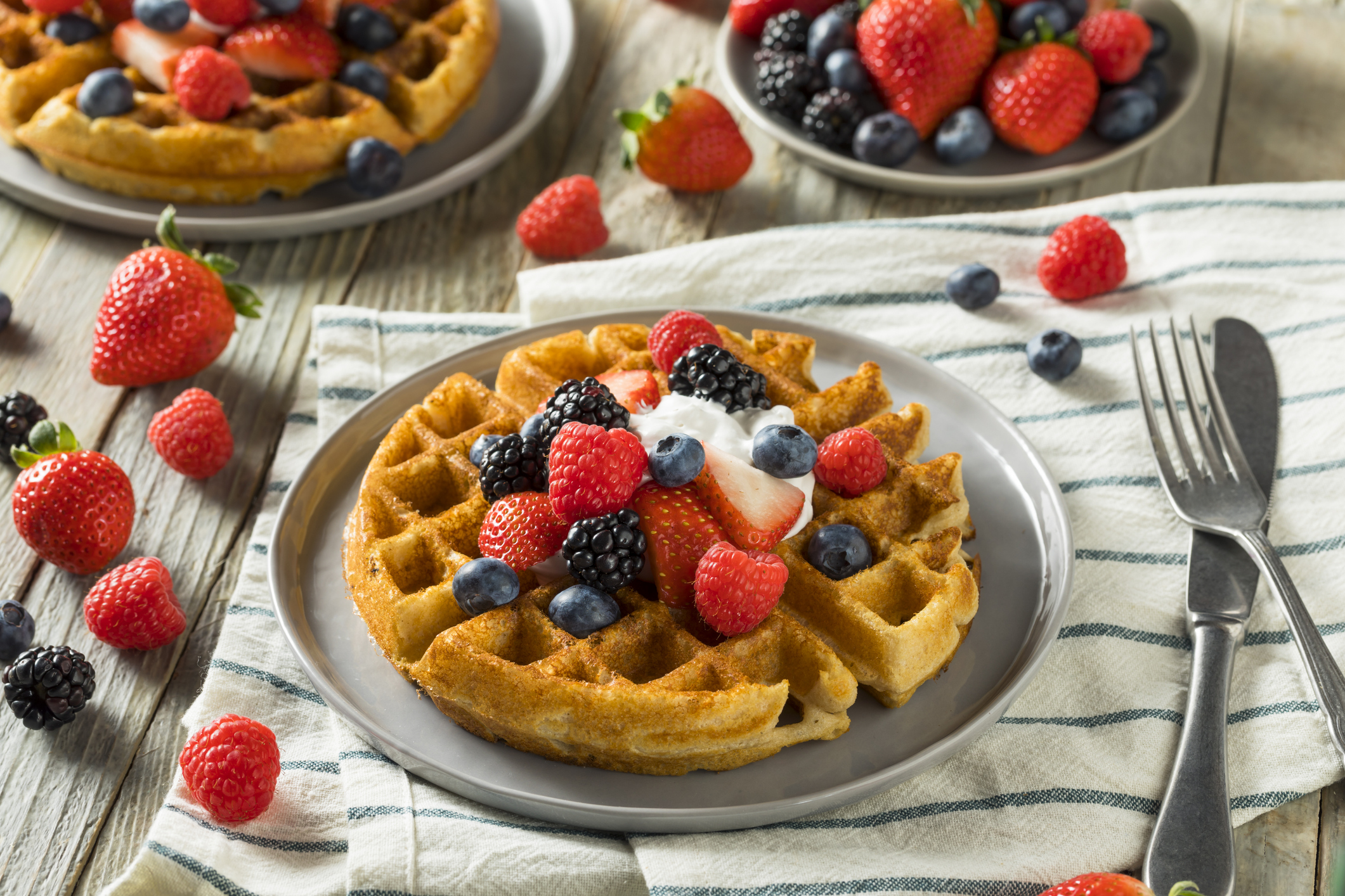 Sour Cream Waffles