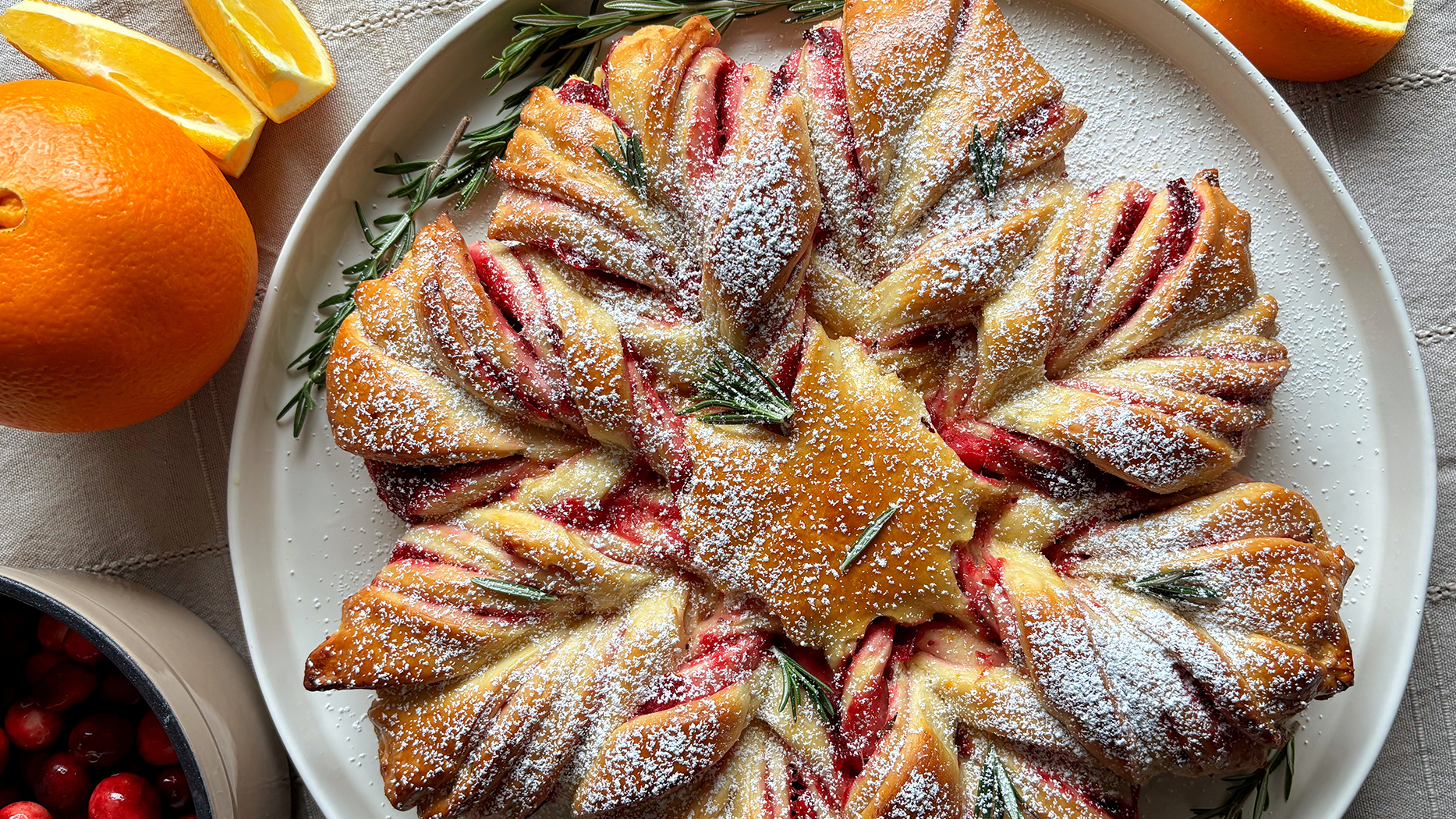 Cranberry Orange Star Bread