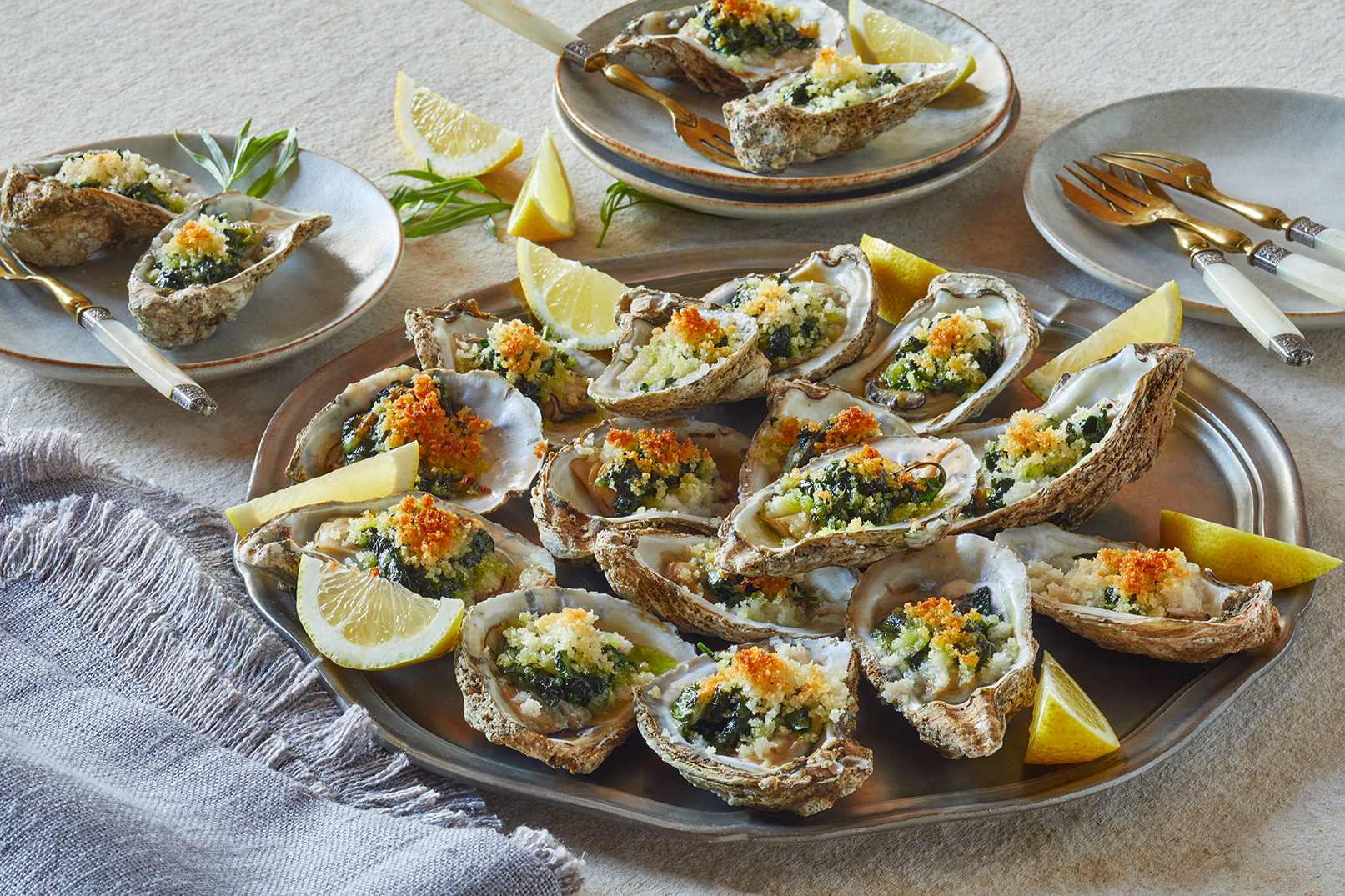 Oysters Rockefeller