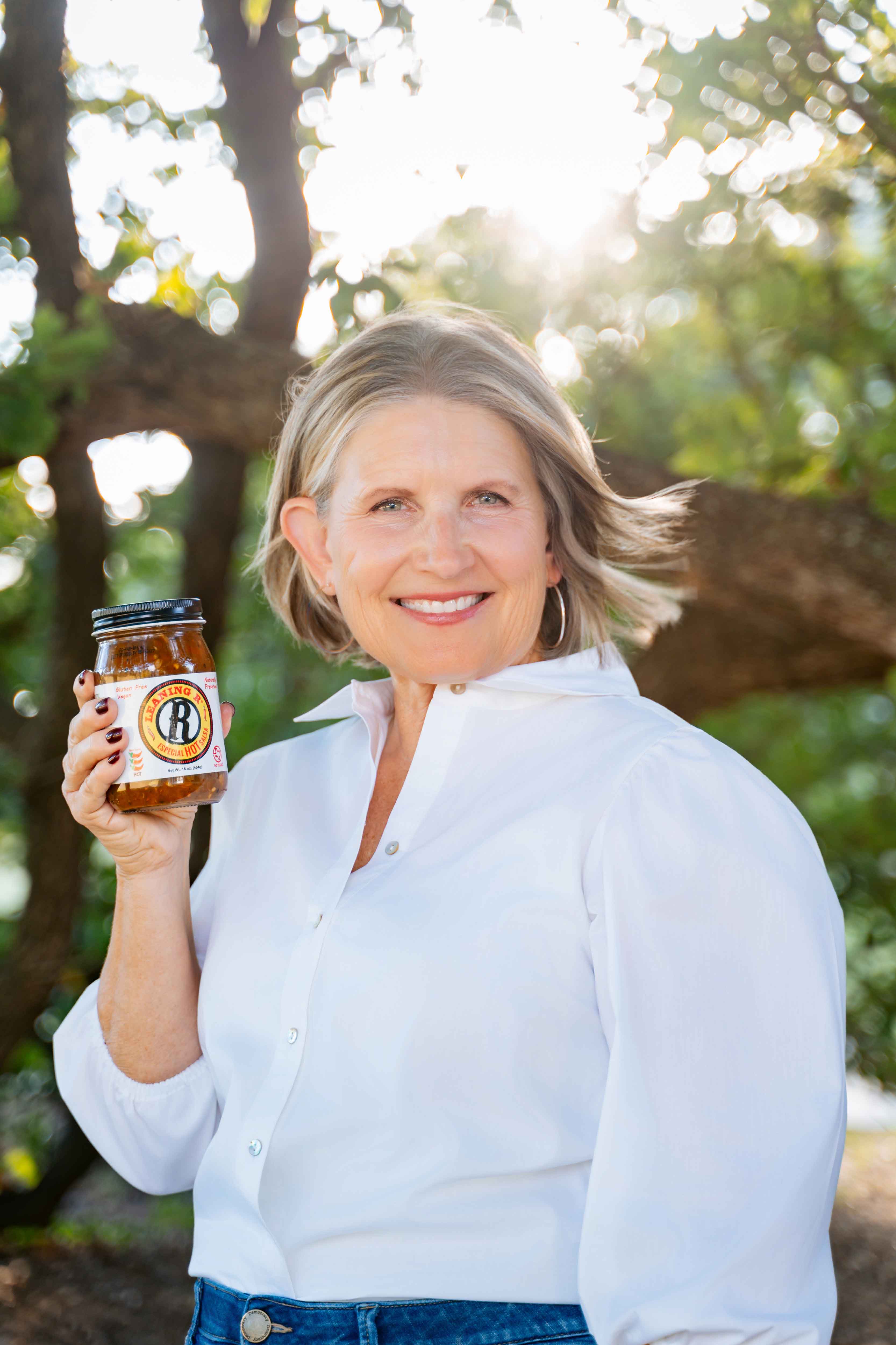 Kara Hamilton with LEANING R® Salsa