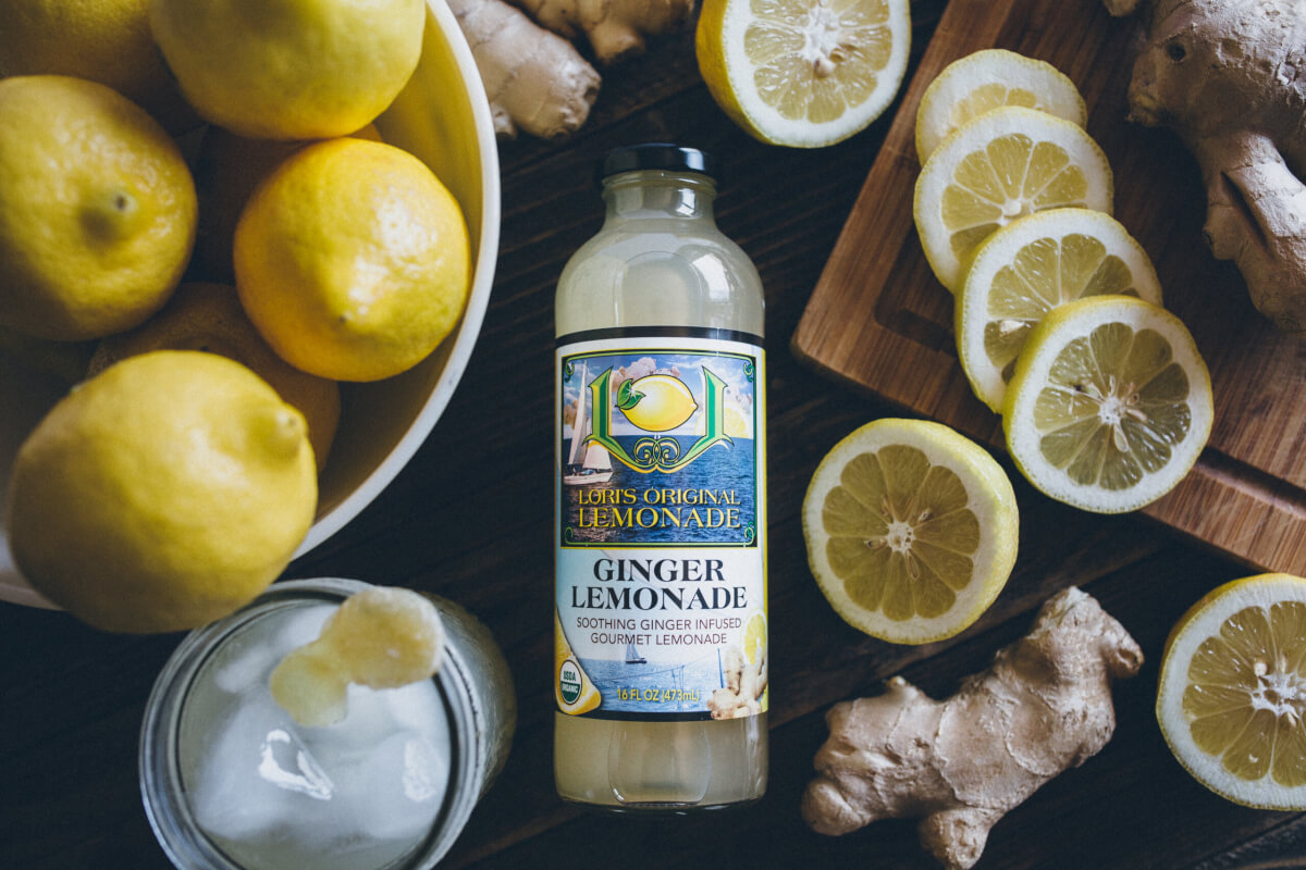 Bottle of Ginger Lemonade