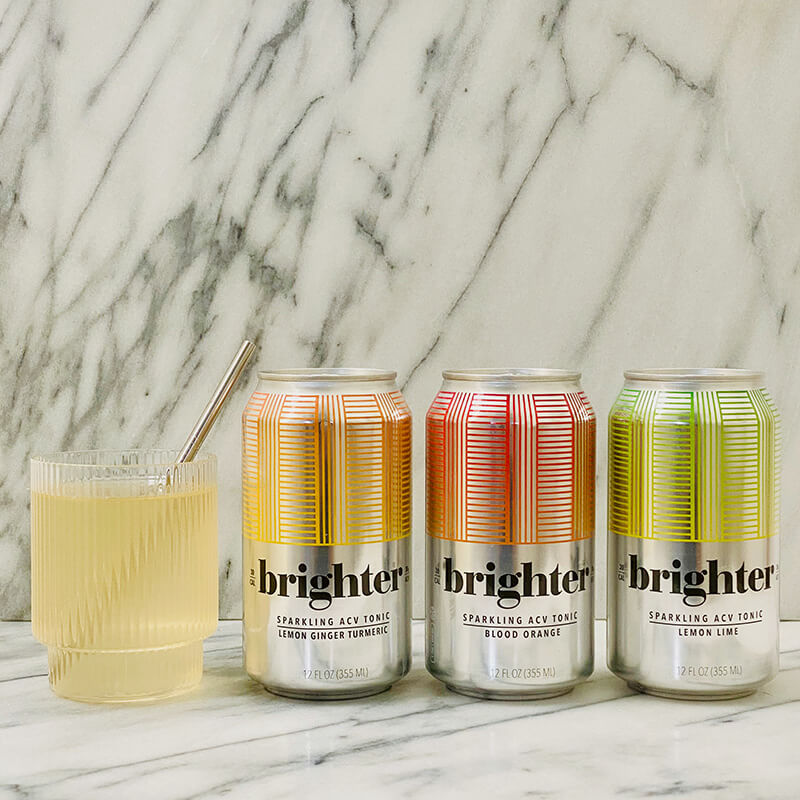 Flavors of Brighter ACV tonic