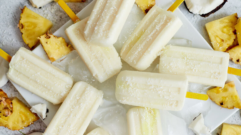 Piña Colada Pops