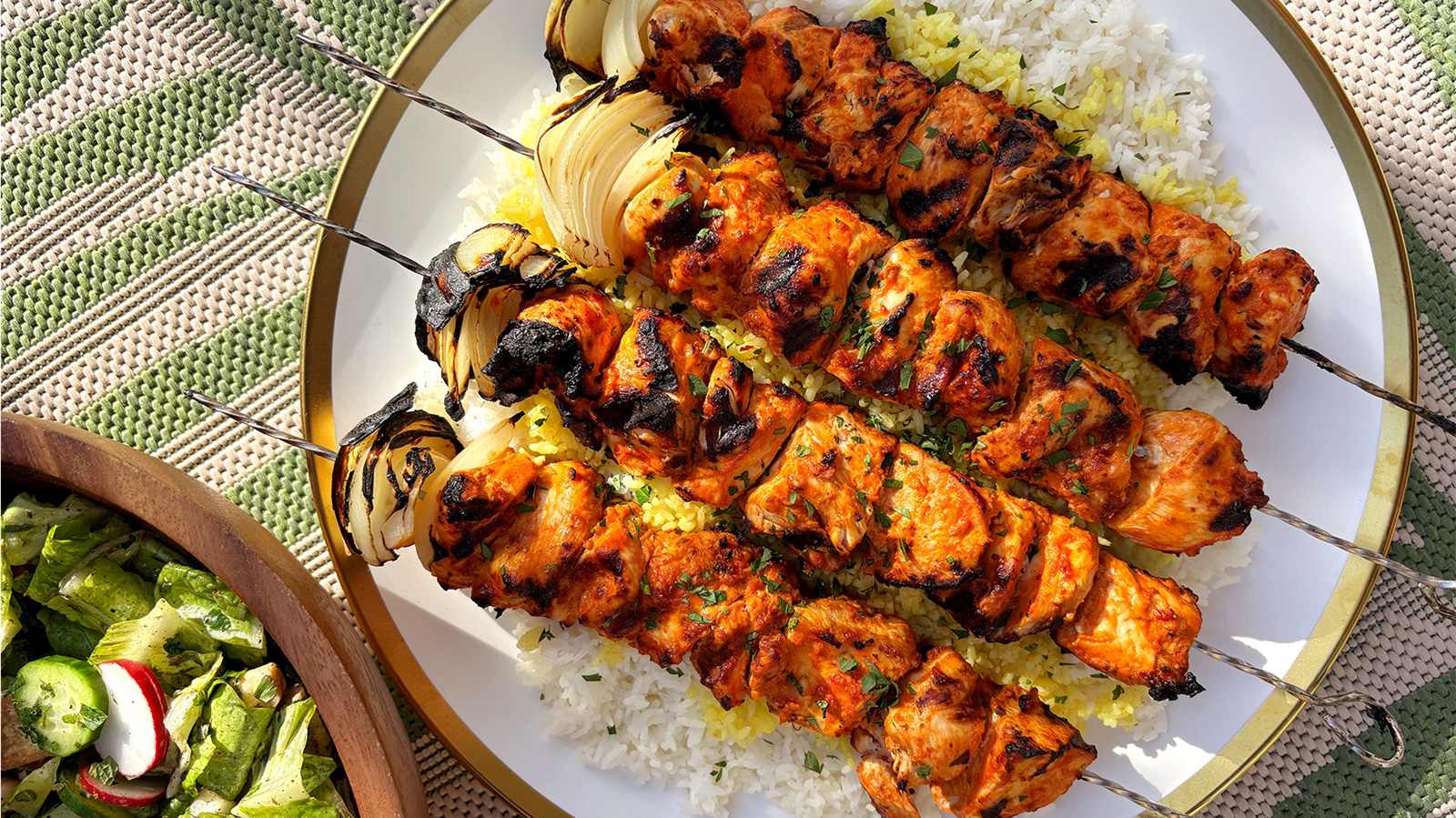Lebanese Chicken Kebabs