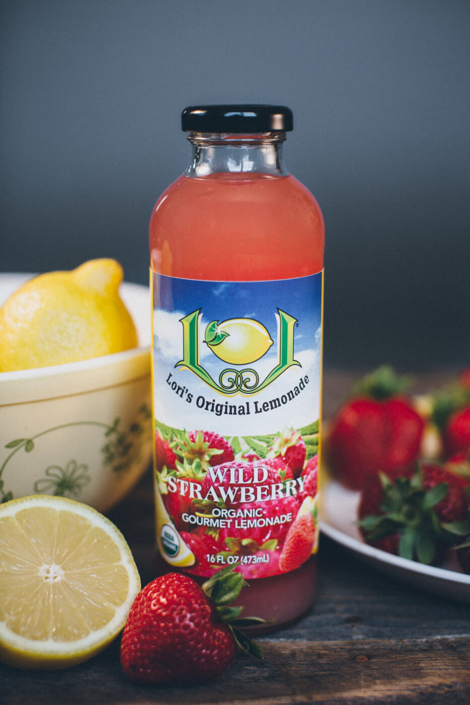 Bottle of Wild Strawberry Lemonade