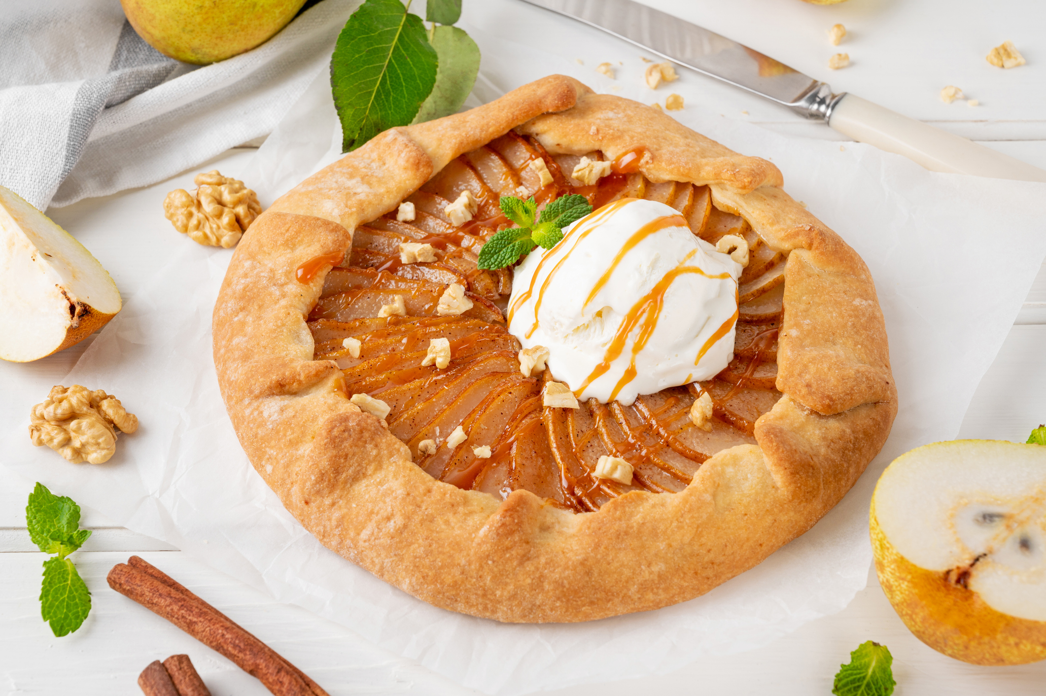 Spiced Pear Galette