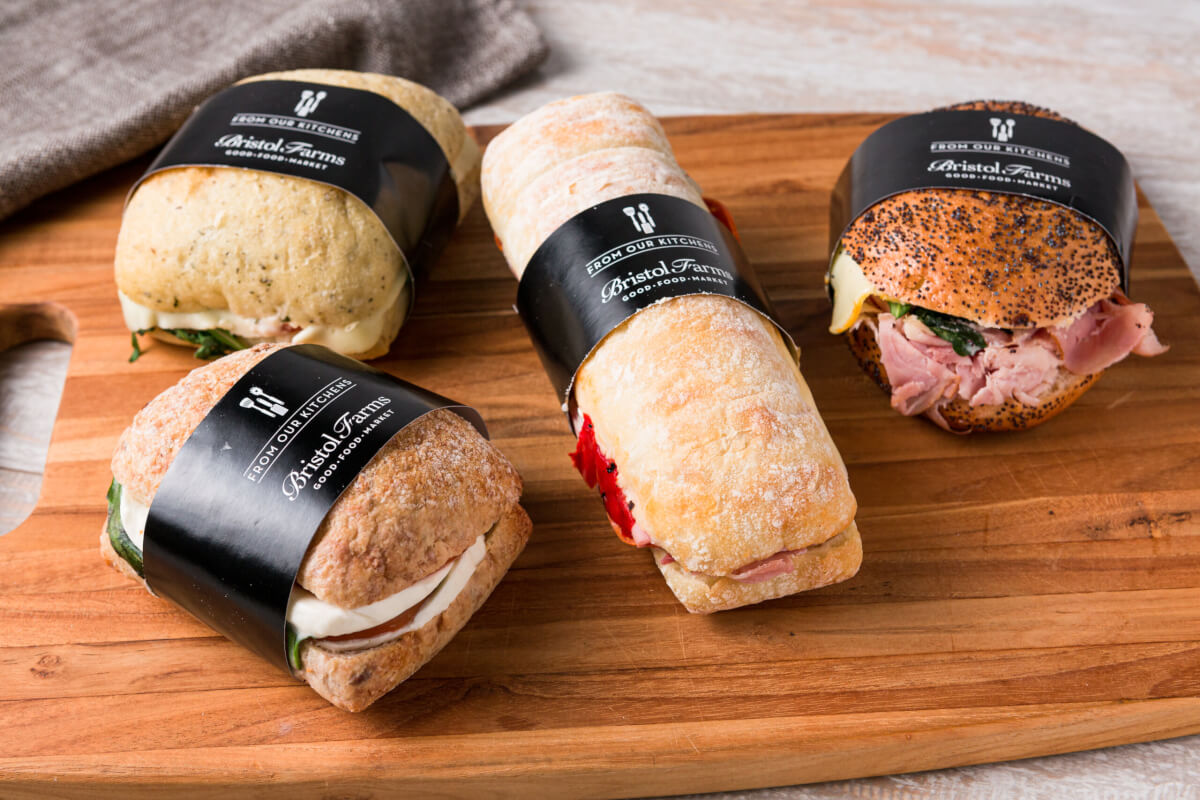 BF Deli Sandwiches on a Board
