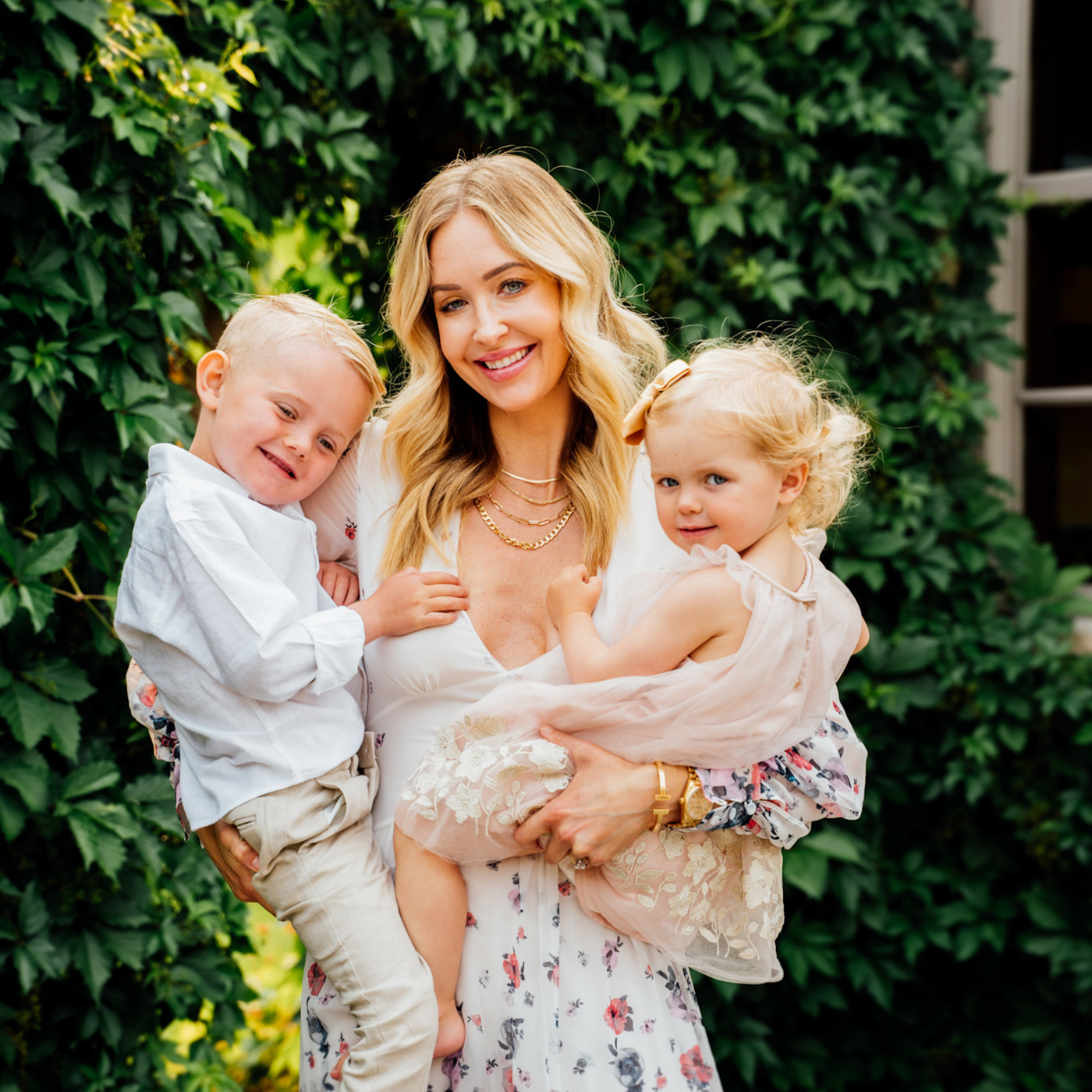 Founder Tiffany Perkins with her children